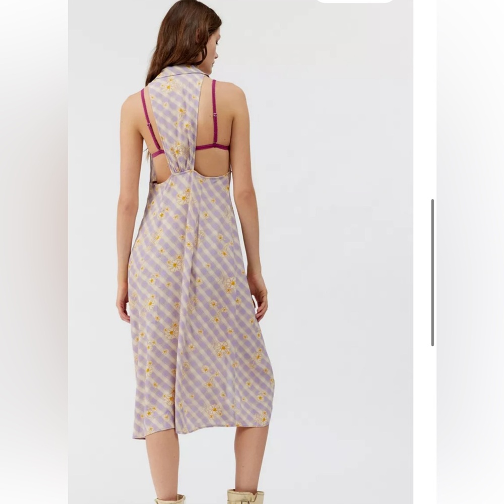UO Willow Midi Dress in Small Retail $59 NWOT - Picture 2 of 5